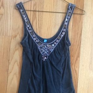 Free People Gray Tank Top Size XS